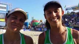 World Series of Beach Volleyball: Larissa and Talita