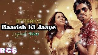 Baarish Ki Jaaye  B Praak Lyrics-No Copyright Song-RCS
