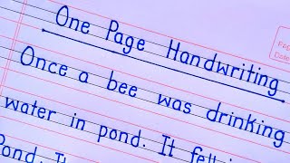 English Handwriting kaise sudhare| How to write neat and clean writing English writing practice 2025