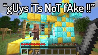 The Most HILARIOUS FAKE Minecraft Speedruns...