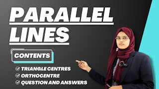 Parallel Lines - Orthocentre