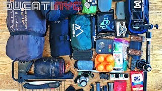 ALL MY CAMPING GEAR - everything I bring with me when I go motocamping v564