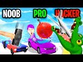 NOOB vs PRO vs HACKER In CRASH MASTER 3D!? (SECRET PLANE UNLOCKED!)