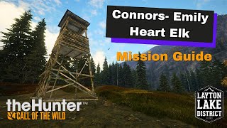 "Connors- Emily Heart Elk" Mission Guide/ theHunter: Call of the Wild- Layton Lakes