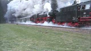 Dampflok - Dreikönigsdampf 2009 auf der Schwarzwaldbahn / steam locos at the black forest train