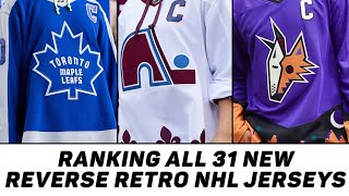 RANKING ALL 31 REVERSE RETRO NHL JERSEYS!