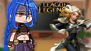 •|Arcane reagindo a league of legends•|gacha club