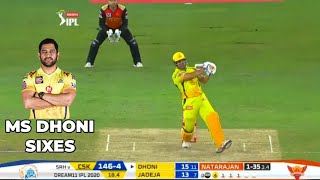 Top 7 sixes of ms dhoni || Eagle cricket