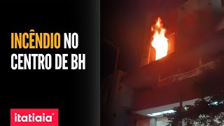 INCÊNDIO ATINGE APARTAMENTO NO CENTRO DE BELO HORIZONTE