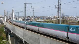 【4k】2017/5/7(Sun)　東北新幹線　はやぶさ 54号(5054B)　E5系