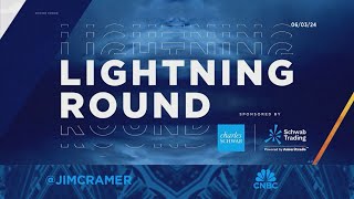 Lightning Round: Amazon has a lot of room to go higher, says Jim Cramer