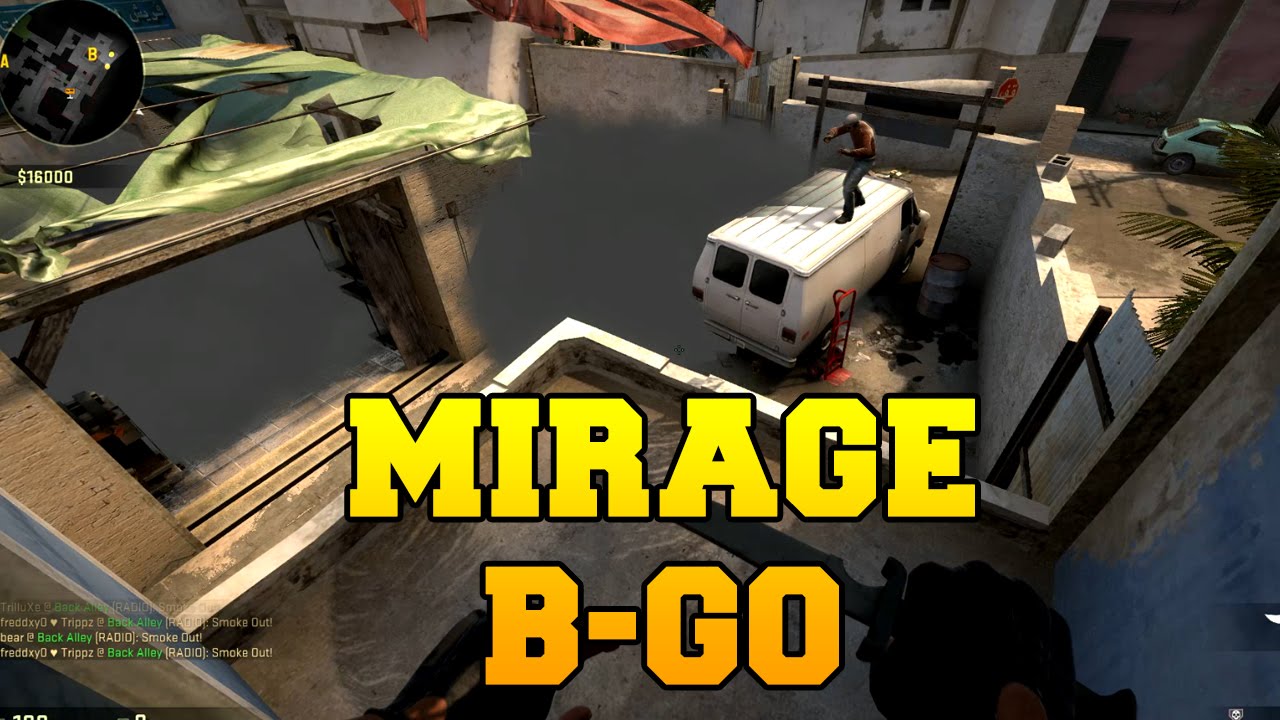 CS:GO - Mirage B-Go Tutorial - Smokes - - YouTube