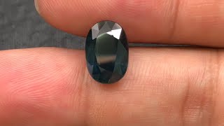 Natural Teal Blue Sapphire - {Origin Australia} - Weight 4.74 Carat #sapphire #gemstones #gems #gem