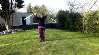 Poi-spinning tutorial: Giant Angel Wings