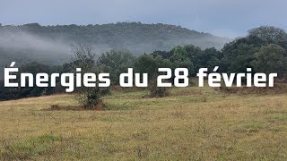 28 fév : restez ds l'équilibre, vous avez la résilience nécessaire. Les finances s'améliorent !