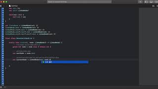 Swift Programming Algorithm & Data Structures - Reverse Linked List