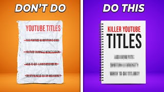 How to Write a KILLER YouTube Title to get MORE VIEWS