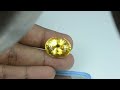 33.33crt earth mined unheated extremely rare size vvsi ceylon yellow sapphire