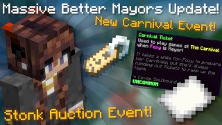 Better Mayors Update FULL INFO! Stonk Auction! Carnival Event! 4th Perks! (Hypix