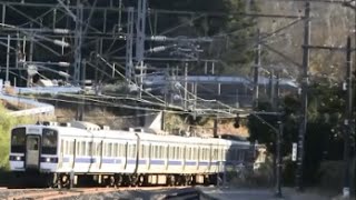 常磐線415系水戸行（竜田→水戸）車窓 【勝田駅連結シーン付】