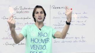 Orações subordinadas adjetivas