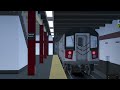 nyct c via d line new 11 car r188 set action on the concourse b d c lines limited time train