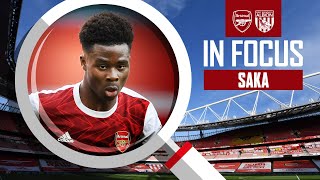 Bukayo Saka | Every Touch | Arsenal vs West Brom (3-1) | Compilation