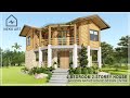 EP- 44 | MODERN NATIVE HOUSE DESIGN - 4 BEDROOM (7x11M) Elevated Modern Bahay Kubo | NEKO ART