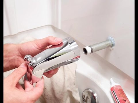 How to Replace a Bathtub Spout | Home Plumbing Repair Video Series How to Replace a Bathtub Spout | Home Plumbing Repair Video Series