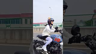 墨镜一带谁也不爱 #机车 #女骑 #摩托车 #森科摩托