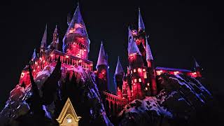 Hogwarts Holiday Light Show Island of Adventure (11.24.24)