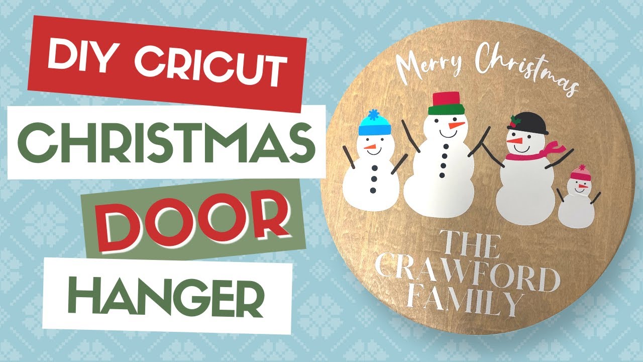 CRAFT WITH ME: CRICUT DOOR HANGER YOU'LL WANNA MAKE TODAY! - YouTube