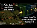 [Craftopia] Fully Auto Iron/Silver Bar Farm!!! Learn How To Use Automated Furnace!!!