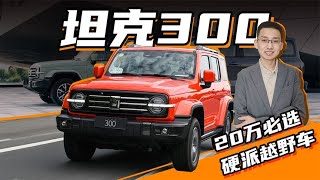 坦克300对比本田CR V，20多万即可入手的高配硬派越野车