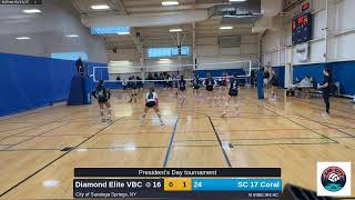 SC 17 Coral vs. Diamond Elite VBC (2025.02.15)