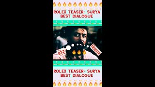 Rolex Teaser 🔥 Surya Best Dialogue#AD#Shorts