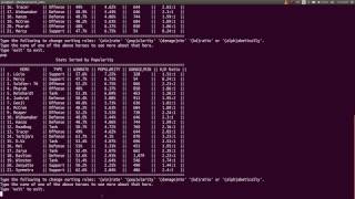 Ruby Overwatch CLI Gem Walkthrough