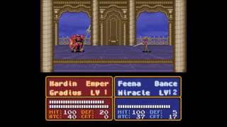 Fire Emblem 3: Mystery of the Emblem - Feena kills Hardin