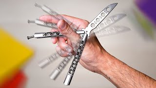 Learning Butterfly Knife Tricks with No Experience