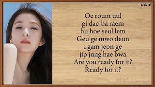 IRENE Start Line Easy Lyrics