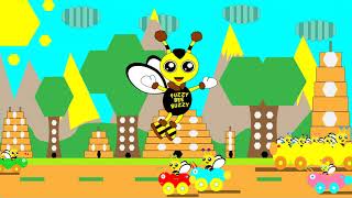 Fuzzy Bee Buzzy into