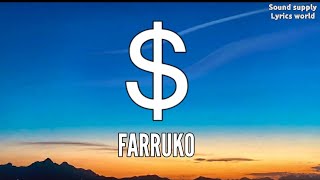 #Farruko #La167#soundsupply                                   Farruko - $ (Letra/Lyrics) | La 167 ⛽🏁