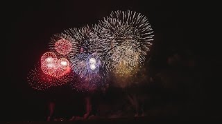 2019年　神明の花火　レンジャー花火　二尺玉　山梨県市川三郷町