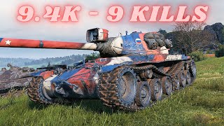 AE Phase I  9.4K Damage 9 Kills   World of Tanks Replays