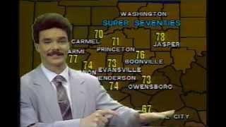 1988 - News 25 Weather with Mike Maguire - Evansville, IN