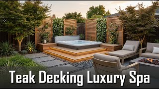Turning a Cramped Hot Tub Into a Luxury Backyard Spa