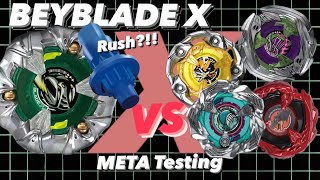 Beyblade X Knight Mail Combo testing