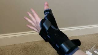 Review of the Velpeau Wrist Brace Thumb Spica Splint for De Quervain's Tenosynovitis, Carpal Tunnel