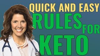 Keto Diet Explained! Quick and Easy Rules of the Keto Diet