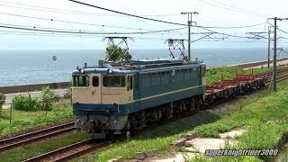 JR西日本 EF65 1120号機+チキ5200形2B タンチキ工臨 下関→広島 2014.6